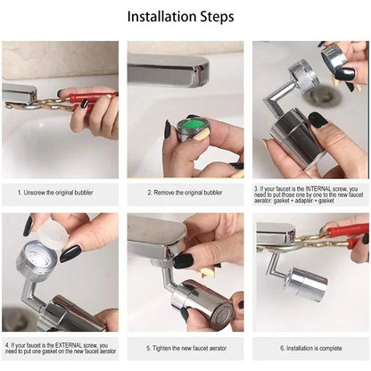 1080° Faucet Aerator Extension™