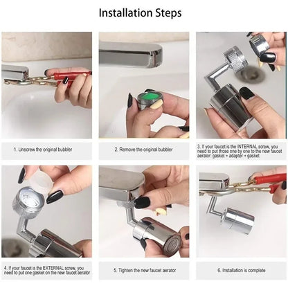 1080° Faucet Aerator Extension™